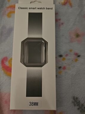 Classic 38mm Black Smartwatch Band